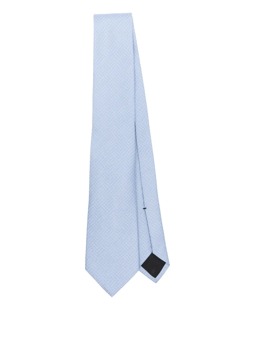 Gucci logo-patch tie Blauw