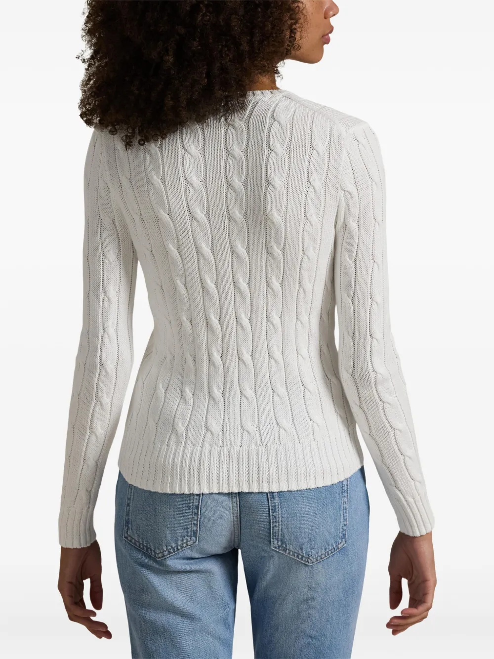 Polo Ralph Lauren cable-knit pullover Wit