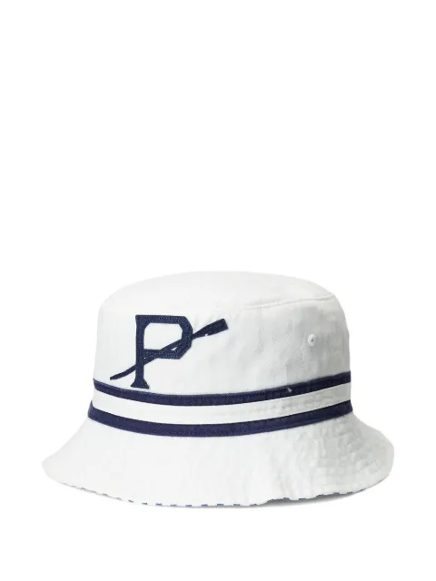 Polo Ralph Lauren twill-stripe bucket hat