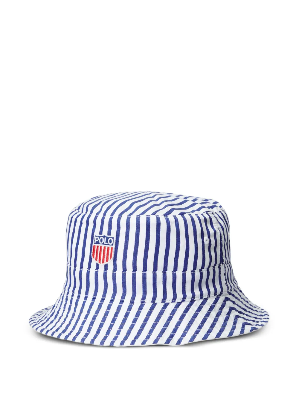 Polo Ralph Lauren Vissershoed met twill streep Wit