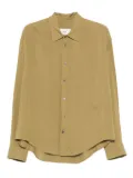 AMI Paris long-sleeve button-up shirt - Green