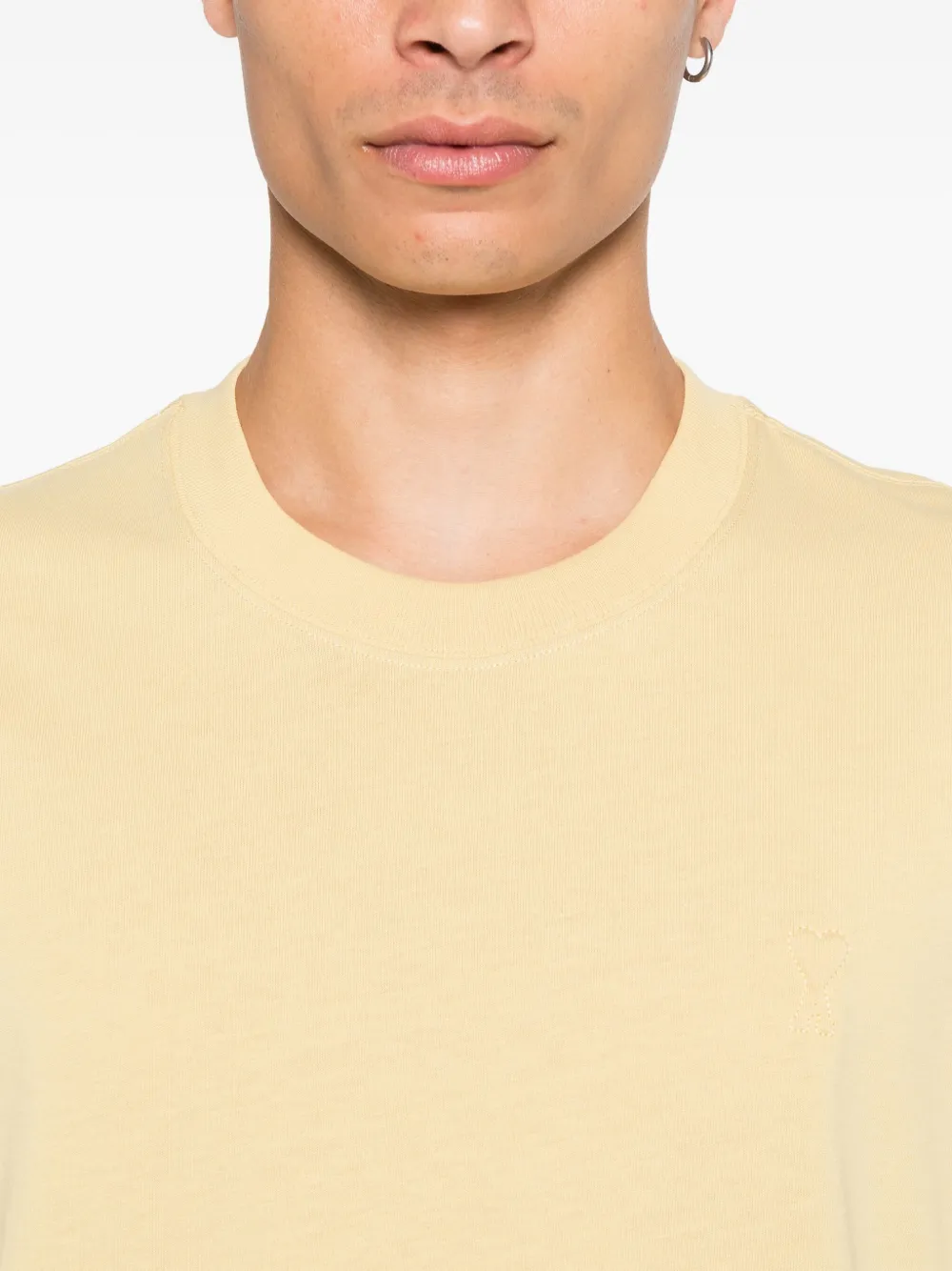 AMI Paris T-shirt met ronde hals Groen