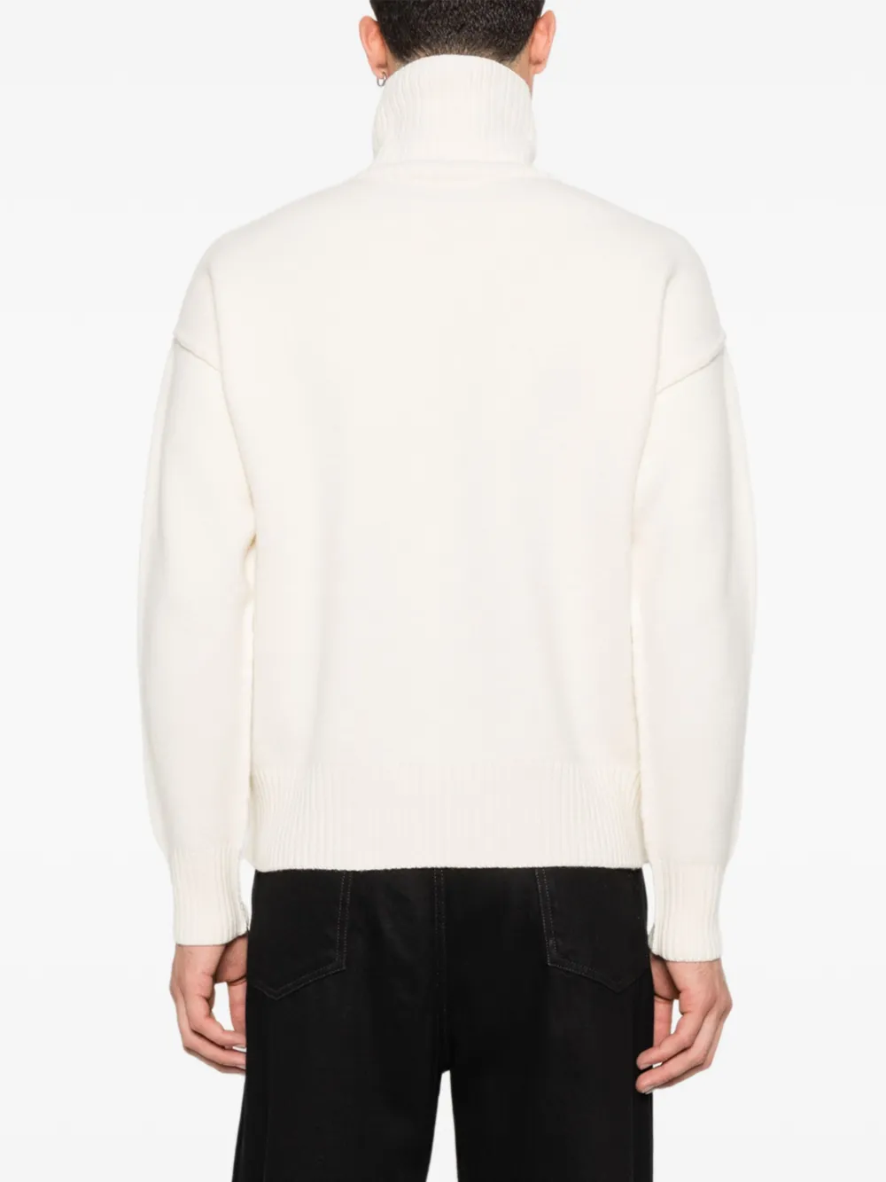 AMI Paris Coltrui met logo Beige