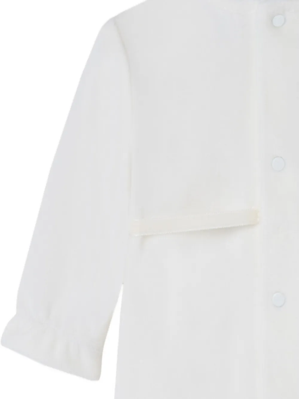 Paz Rodriguez Romper met gebreide bies Beige