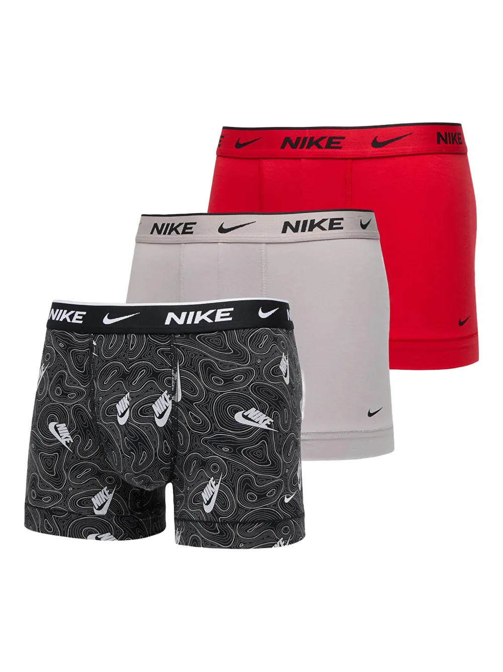 Nike Drie boxershorts van katoenblend Wit