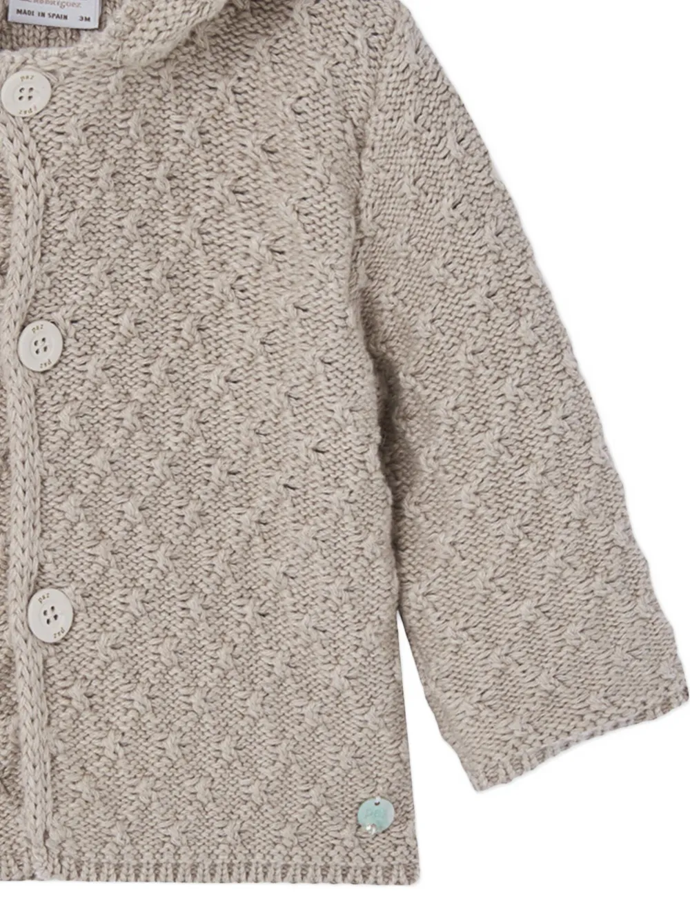 Paz Rodriguez Kabelgebreid vest Beige