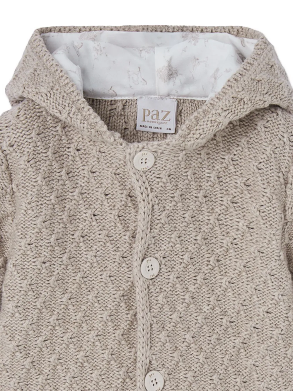 Paz Rodriguez Kabelgebreid vest Beige