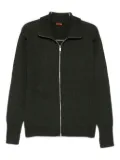 Barena ribbed zip-up cardigan - Green
