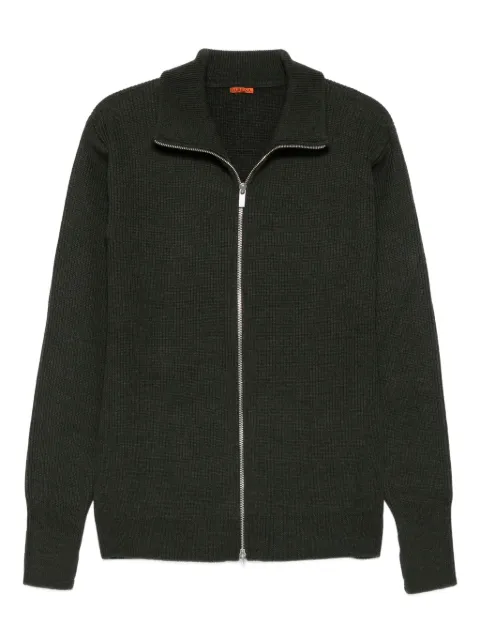 Barena Gerippter Cardigan mit Reißverschluss
