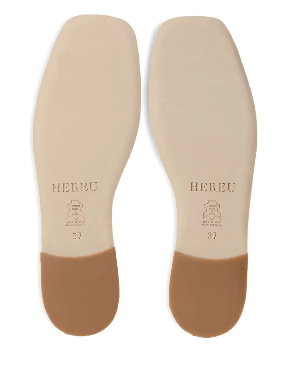 Hereu rounded-toe lace-up shoes Brown