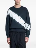 KUON tie-dye sweatshirt - Black