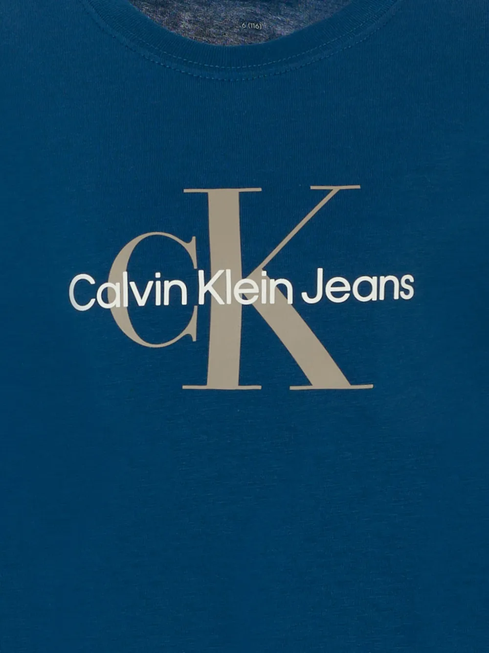 Calvin Klein Kids T-shirt met logoprint Blauw
