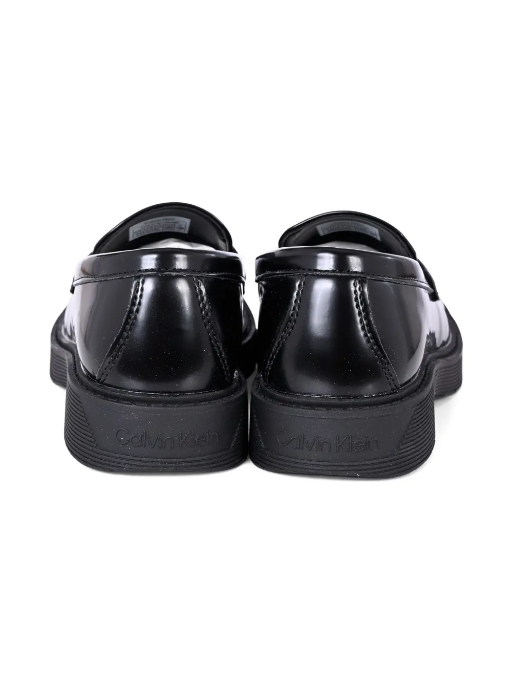 Calvin Klein Kids penny-strap loafers Black