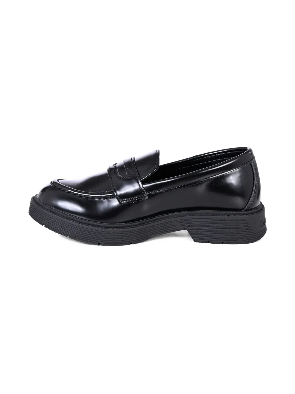Calvin Klein Kids penny-strap loafers Black