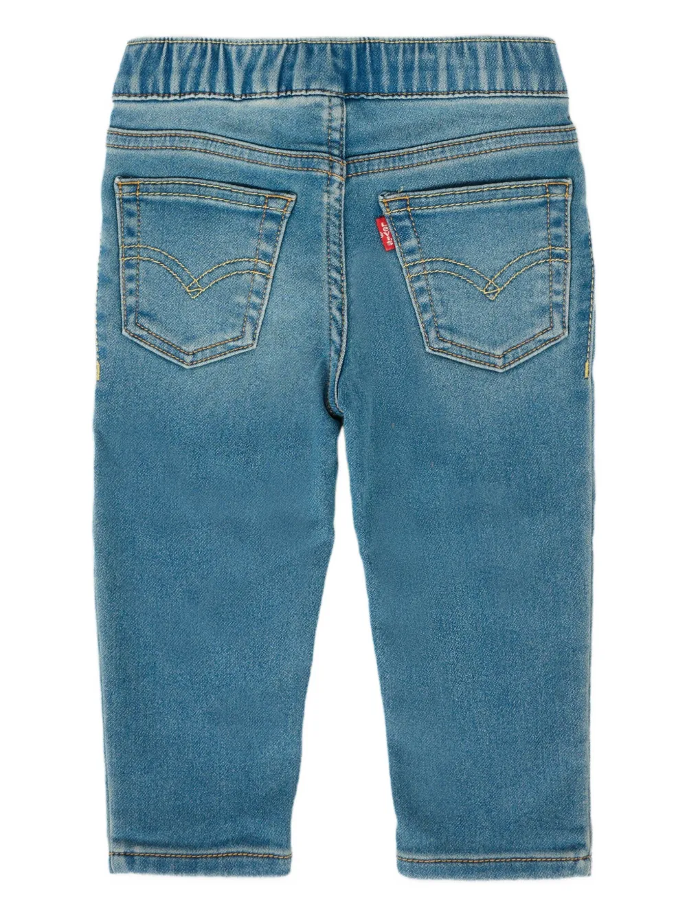 Levi's Kids elastic-waist jeans Blauw