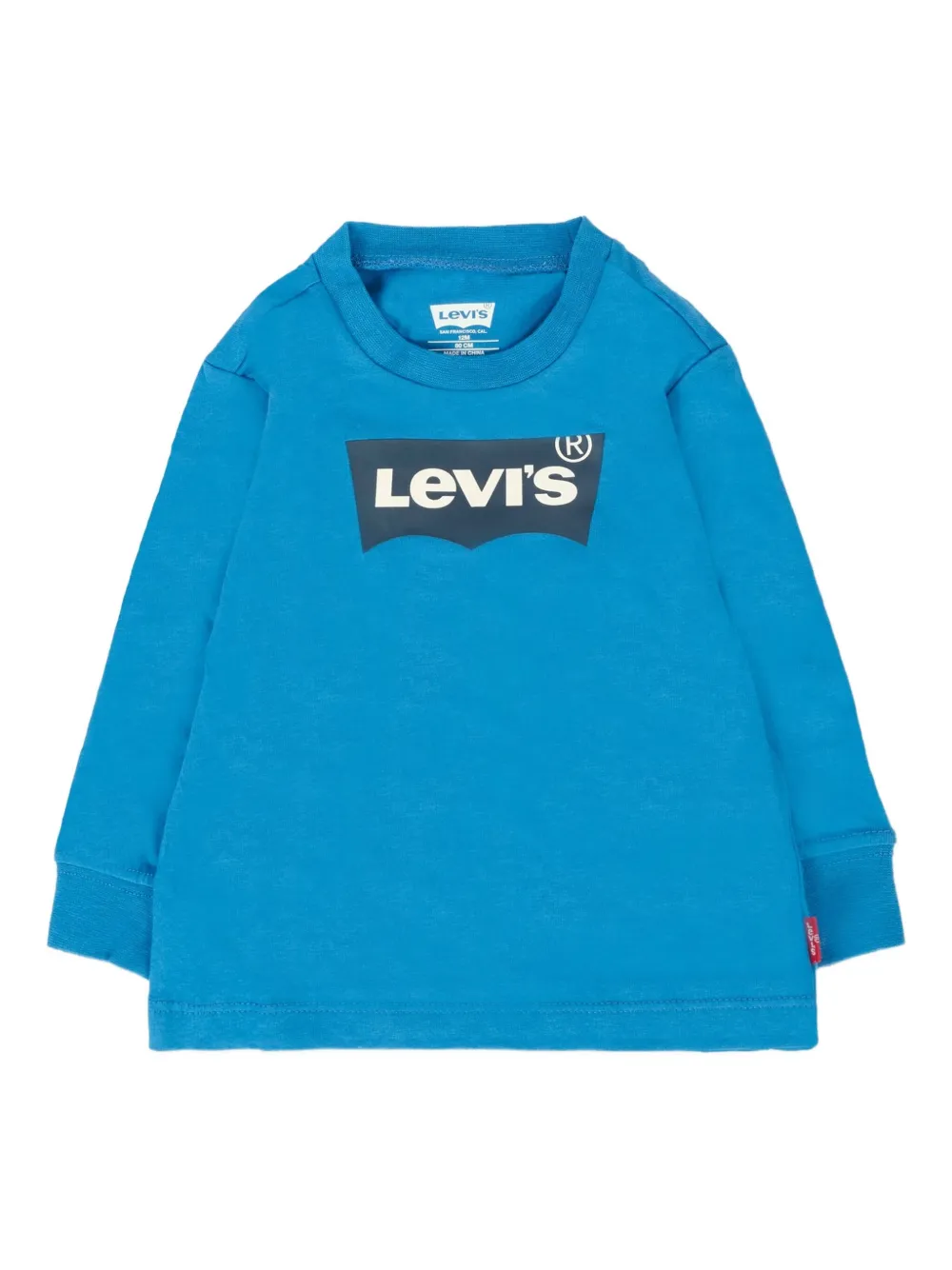 Levi's Kids Sweater met logo-label Blauw