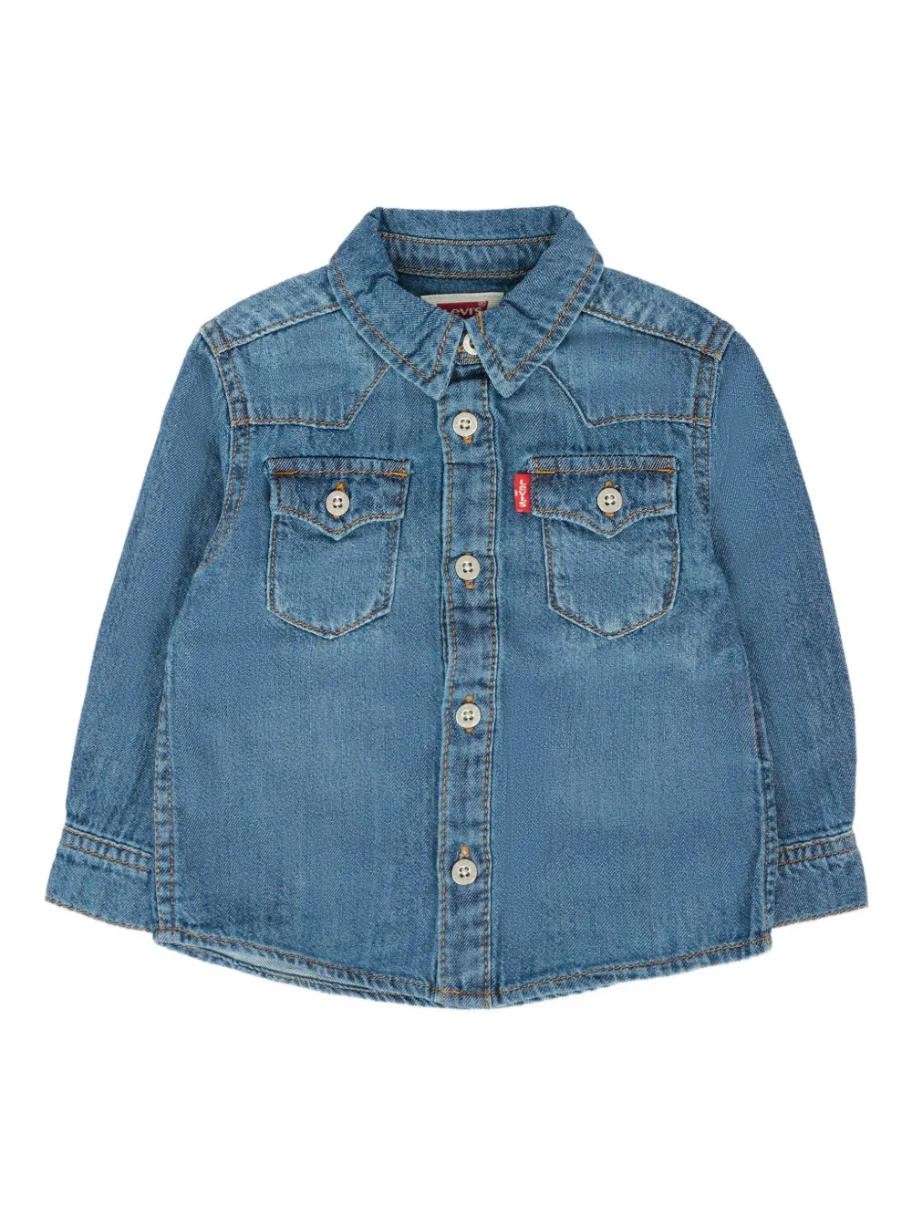 Levi's Kids Spijkershirt Blauw