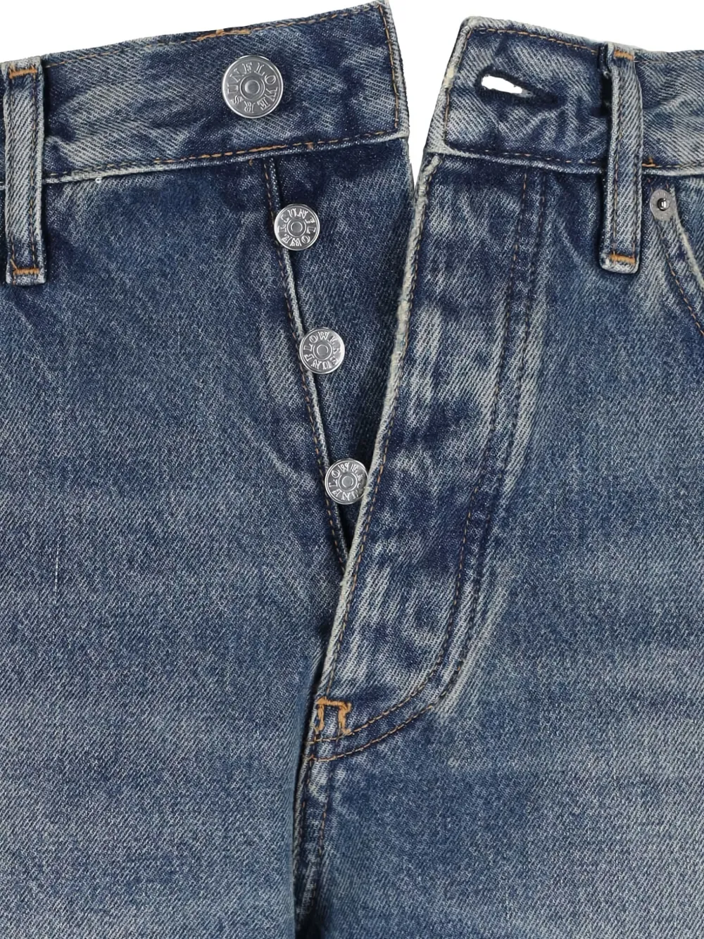 Sunflower logo-patch jeans Blauw
