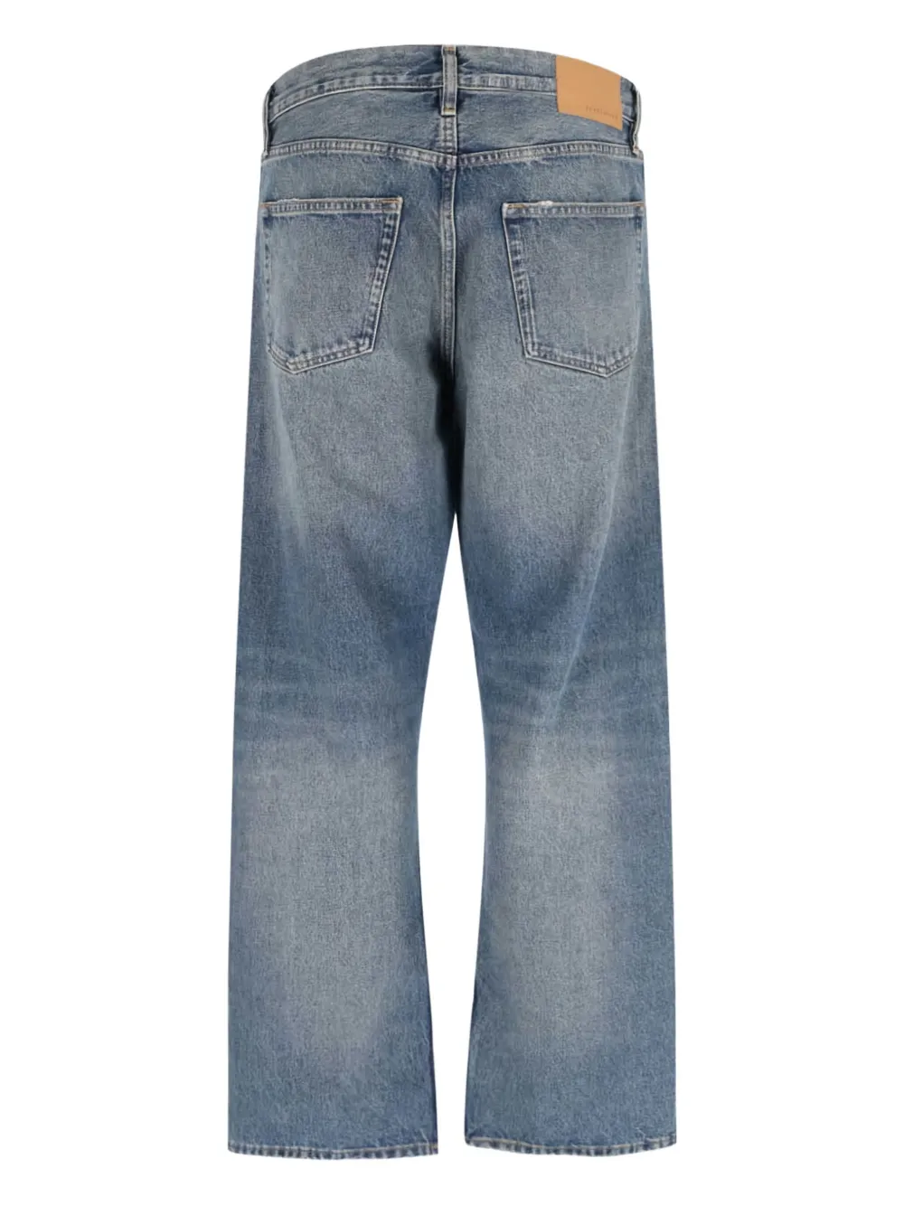 Sunflower logo-patch jeans Blauw