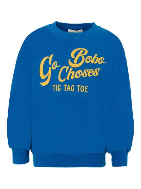 Bobo Choses logo-print cotton sweatshirt
