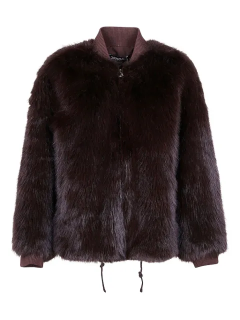 DRHOPE bomber faux-fur coat