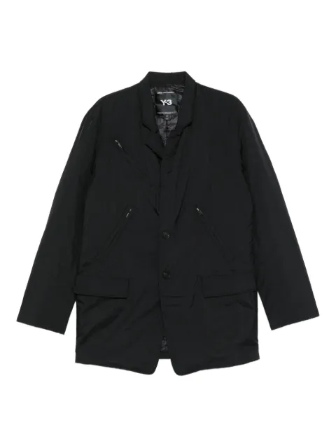 Y-3 welt-pockets coat