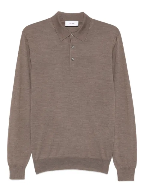 Lardini long-sleeve polo shirt