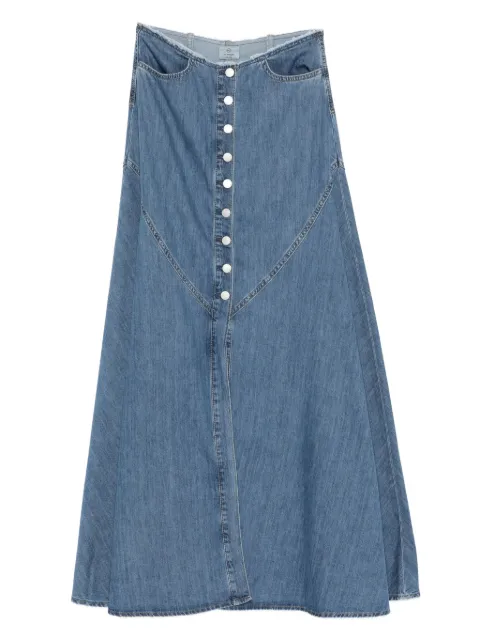 AG Jeans button-front denim skirt