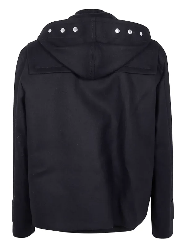 Sacai フーデッド ジャケット | ブラック | FARFETCH JP