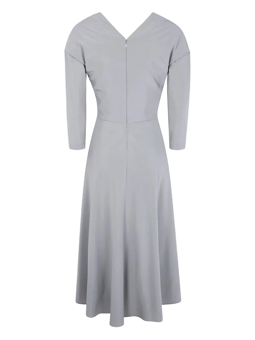 Alberta Ferretti gathered V-neck midi dress | Day Dresses | Image 2