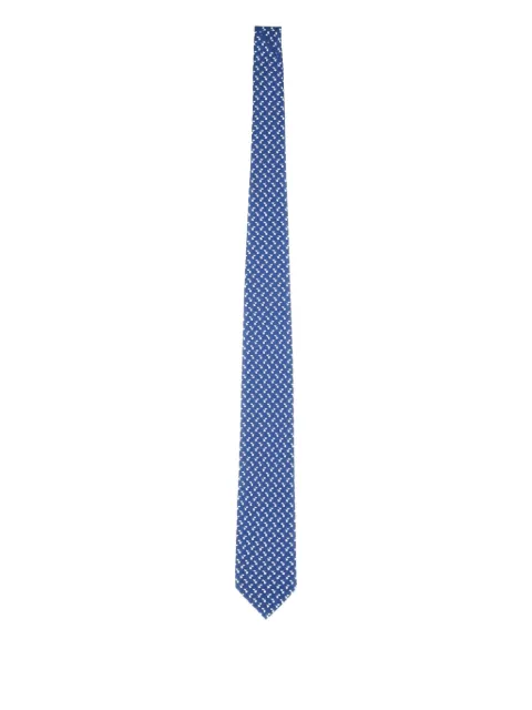 Ferragamo patterned silk tie