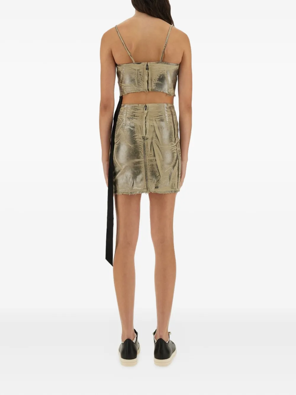 Rick Owens DRKSHDW Top met spaghettibandjes Beige