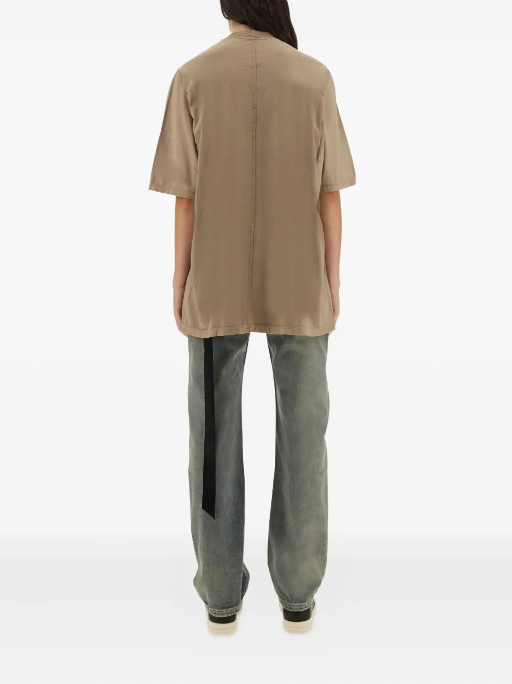 Rick Owens DRKSHDW T-shirt met print Beige