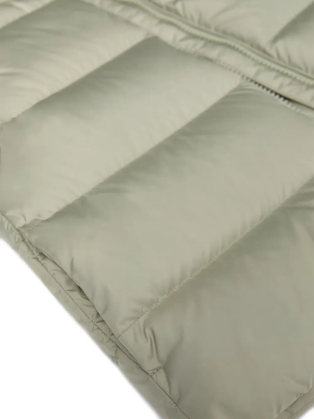 Moncler Enfant Prudence gewatteerde bodywarmer met rits Groen