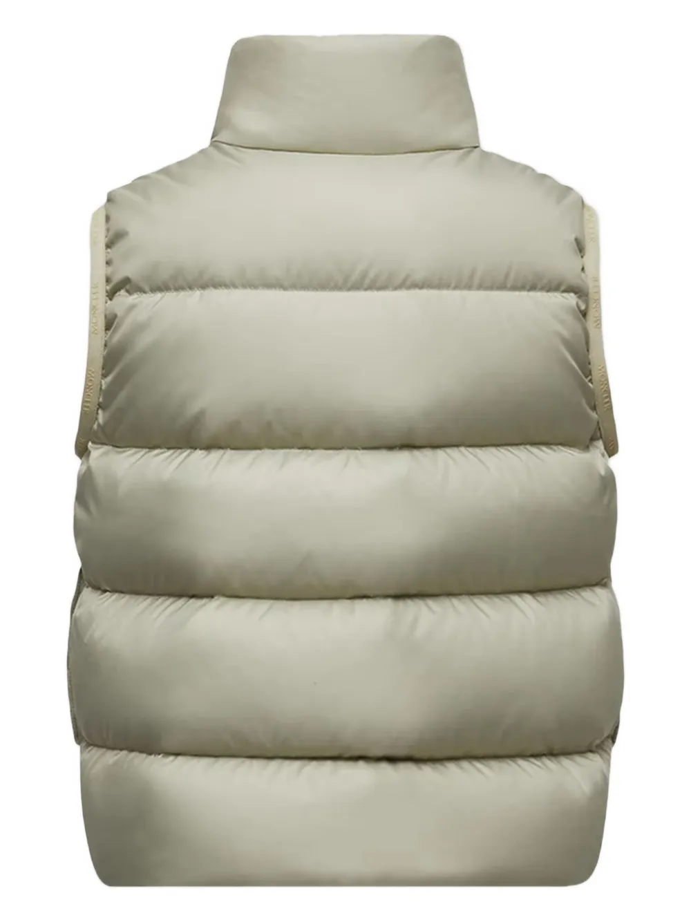 Moncler Enfant Prudence gewatteerde bodywarmer met rits Groen