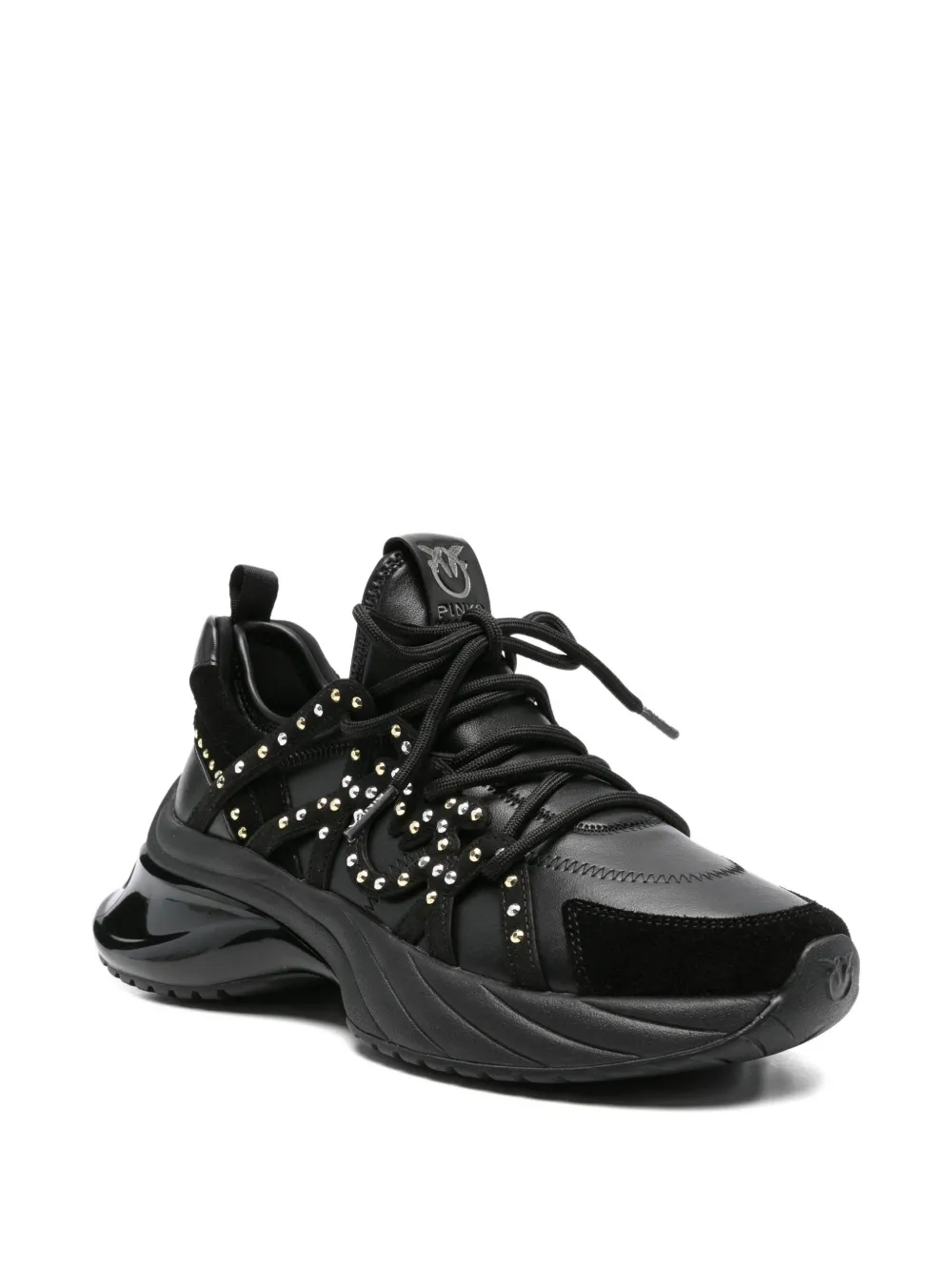 PINKO Ariel embellished platform low-top sneakers | Low-Tops | Image 2