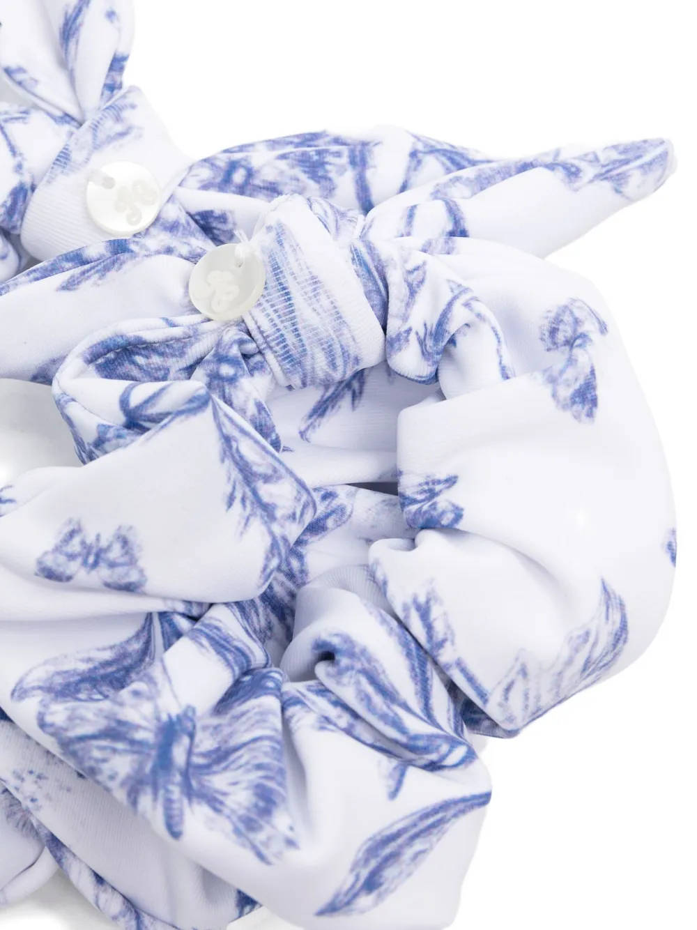 Tartine Et Chocolat Haarelastieken met bloemenprint Blauw