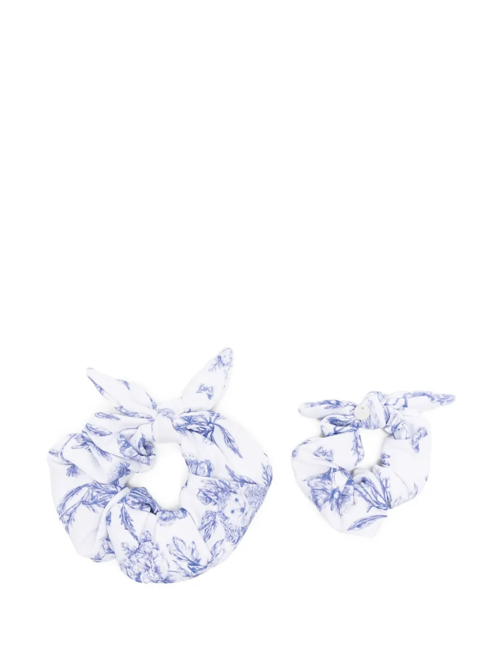 Tartine Et Chocolat Haarelastieken met bloe print Blauw