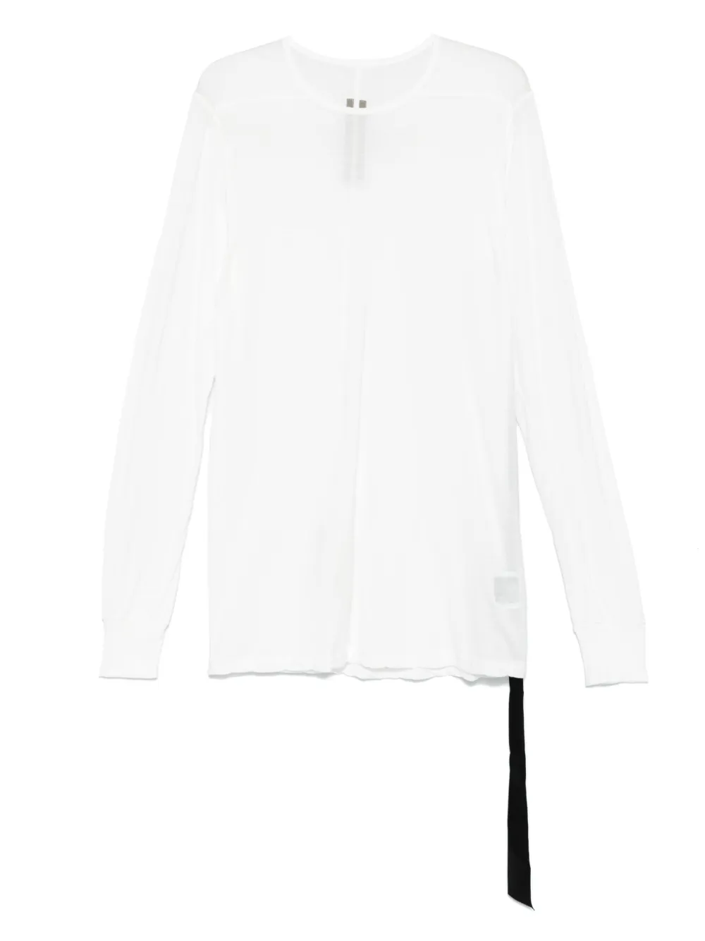 side-tie long-sleeve T-shirt