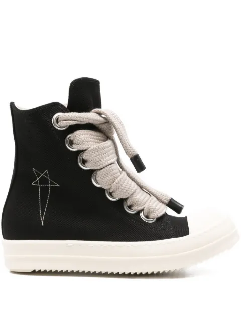 Rick Owens DRKSHDW star-embroidered lace-up sneakers