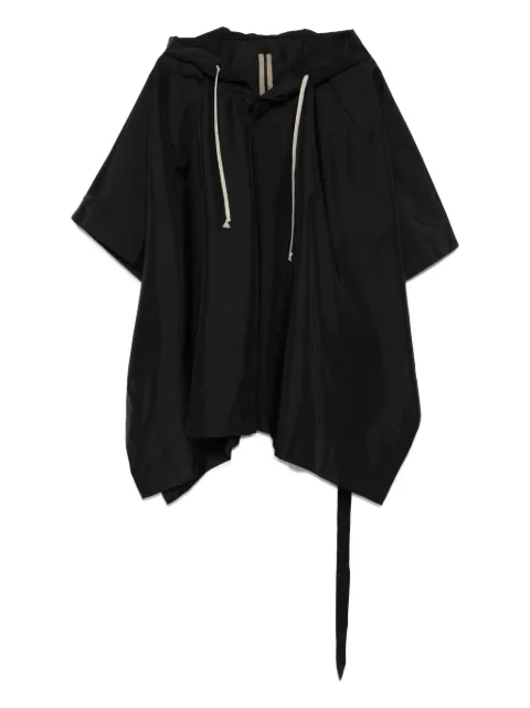 Rick Owens DRKSHDW cotton hooded cape