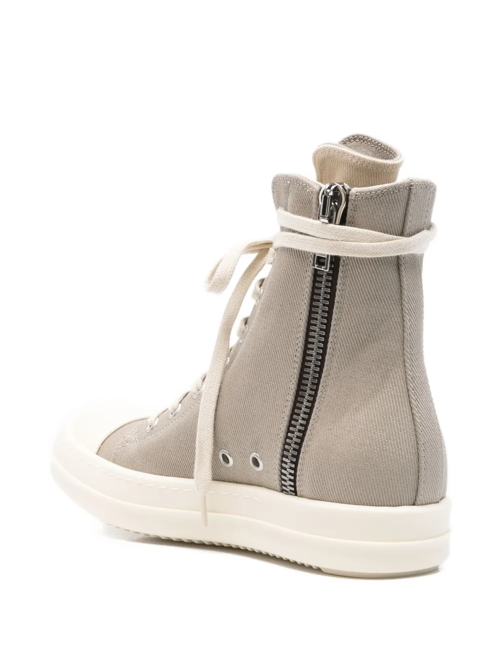 Rick Owens DRKSHDW lace-up high-top sneakers Grey