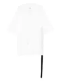 Rick Owens DRKSHDW side-tie organic cotton T-shirt - White
