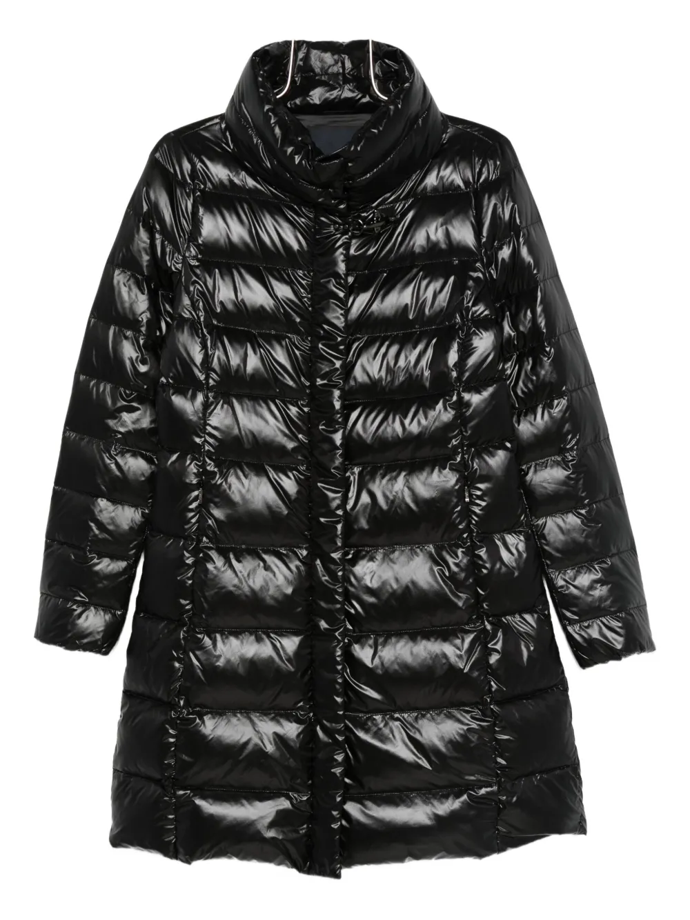 Fay quilted stand-collar coat | Black | Image 1