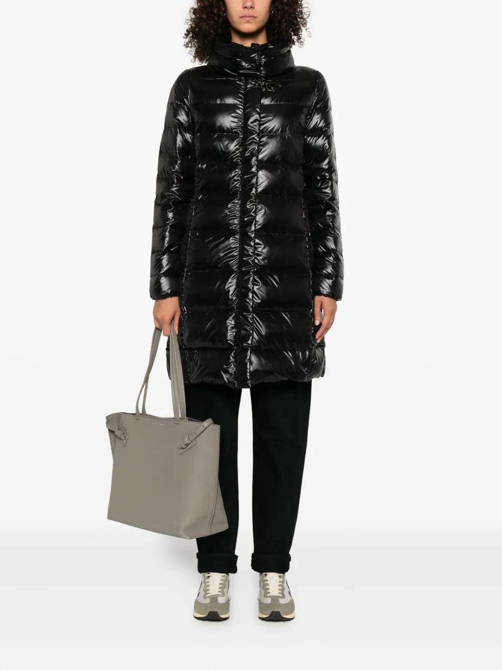 Fay quilted stand-collar coat | Oversized Coats | Image 2