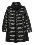 Fay quilted stand-collar coat - Black