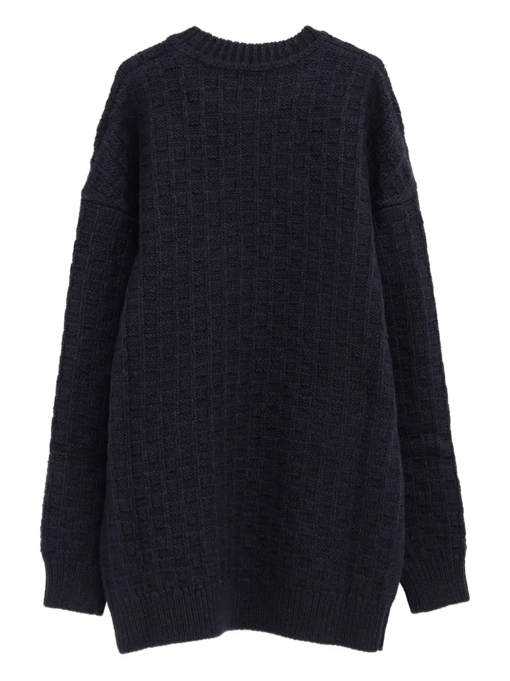 Duran Lantink textured mini dress - Blauw