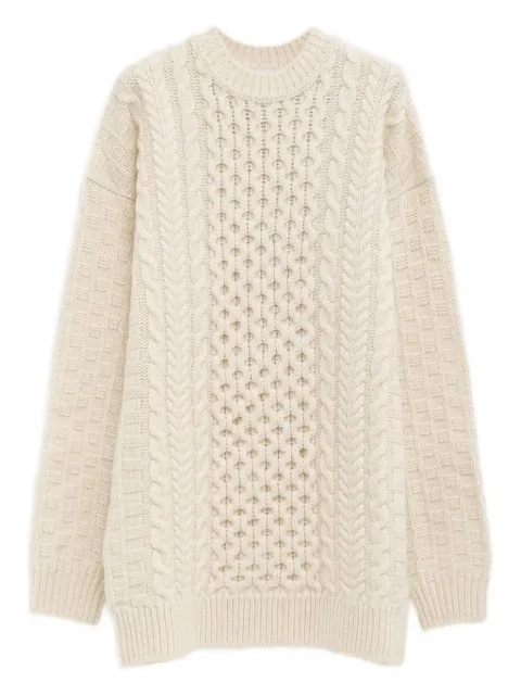 Duran Lantink cable-knit textured mini dress