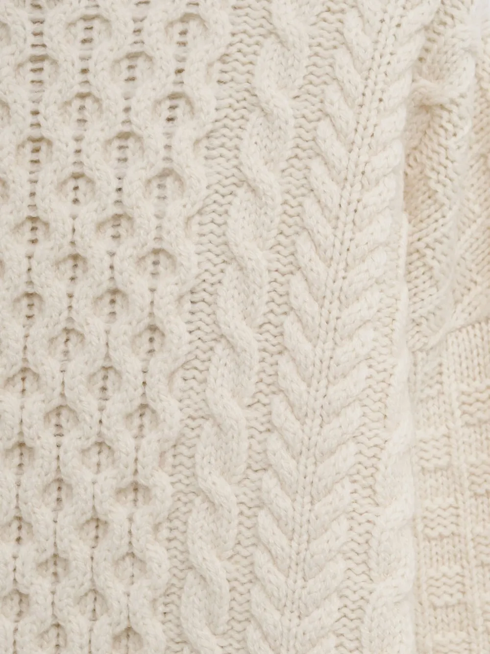 Duran Lantink Kabelgebreide mini-jurk met textuur Beige