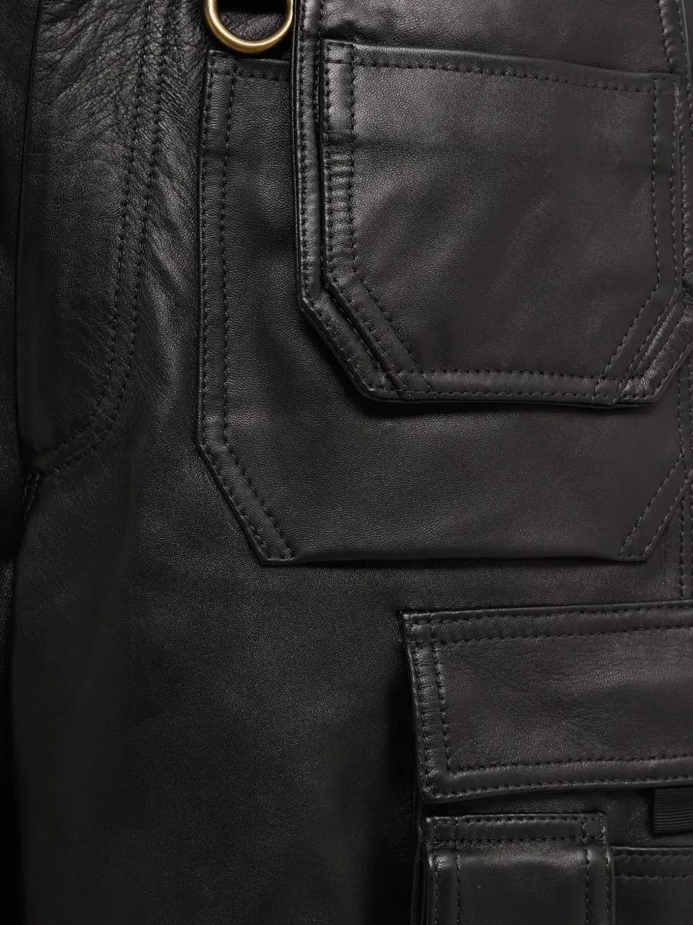 Duran Lantink Broek met zakdetail Zwart